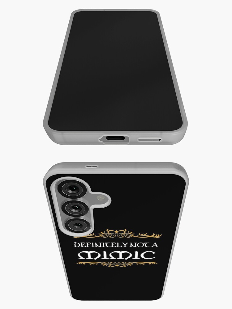Thumbnail 3 of 4, Samsung Galaxy Phone Case, Definitely not a Mimic Tabletop RPG Addict designed and sold by pixeptional.