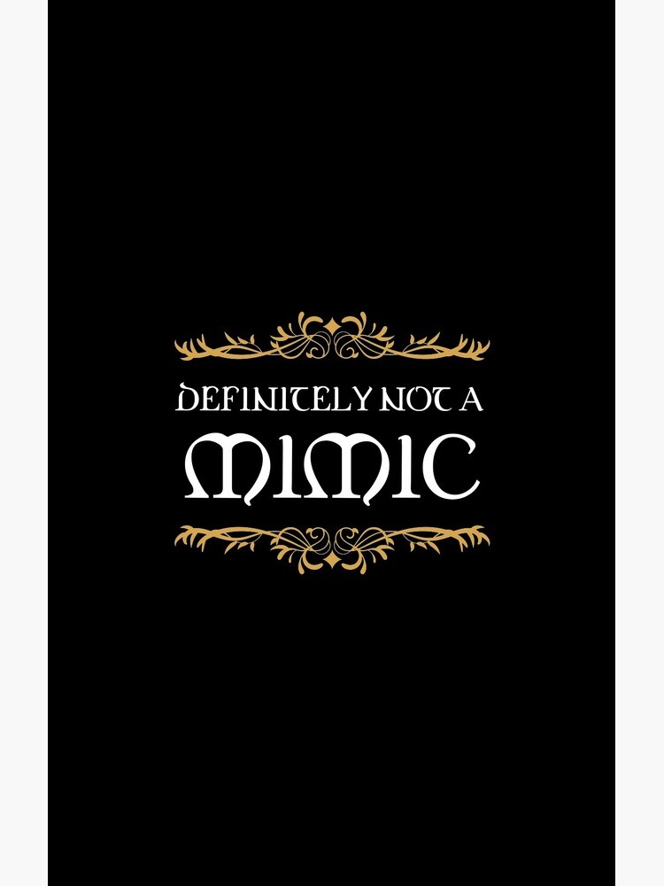 Thumbnail 4 of 4, Samsung Galaxy Phone Case, Definitely not a Mimic Tabletop RPG Addict designed and sold by pixeptional.