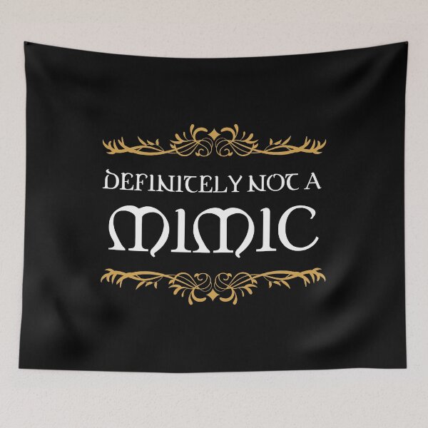 Item preview, Definitely not a Mimic Tabletop RPG Addict designed and sold by pixeptional.