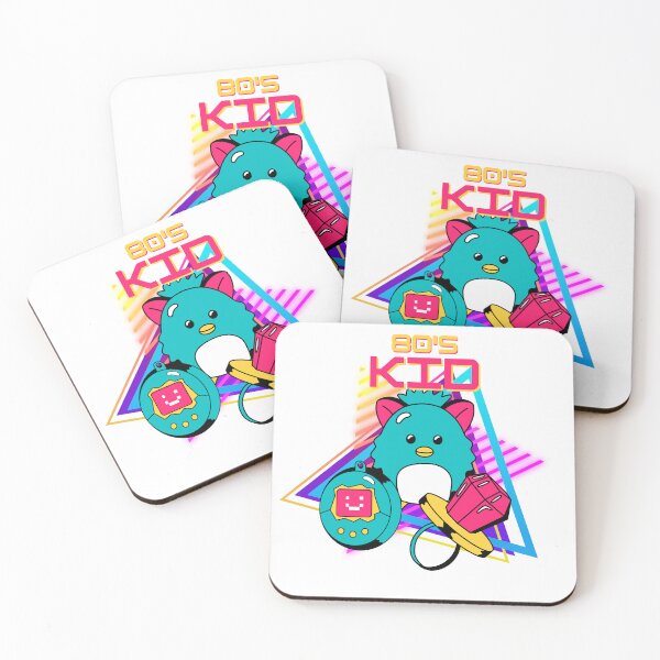 Item preview, 80s Kid Design with furby, tamagotchi and candy pacifier designed and sold by ColorCube1.