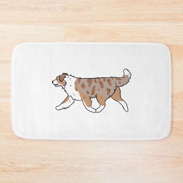 Item preview, Australian shepherd face cute illustration - red merle australian shepherd designed and sold by Yarafantasyart.