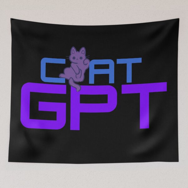 Item preview, Cute Purple Cat GPT - Cute Artificial Intelligence Cat GPT designed and sold by FunnyCatsFam.