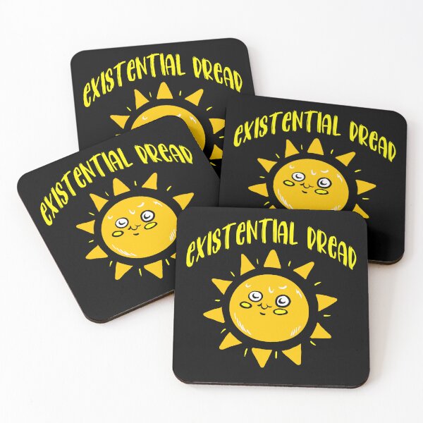 Item preview, Existential Dread Sunshine Illustration designed and sold by WhatWhatDesigns.