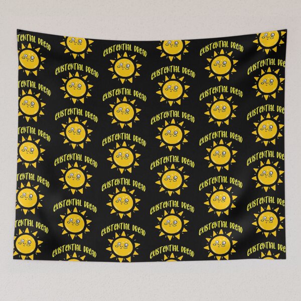 Item preview, Existential Dread Sunshine Illustration designed and sold by WhatWhatDesigns.