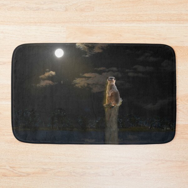 Item preview, "Midnight Watch: Meerkat on Duty" designed and sold by A-Work-Of-Art.