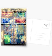 Door in colored shadow Postcards