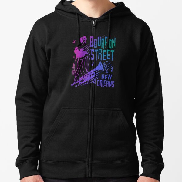 Bourbon Street Jazz Zipped Hoodie