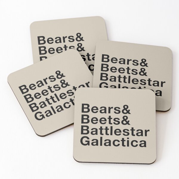 Item preview, Bears Beets Battlestar Galactica Black Edition designed and sold by thebcarts.