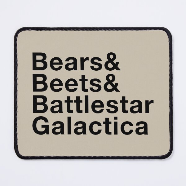 Item preview, Bears Beets Battlestar Galactica Black Edition designed and sold by thebcarts.