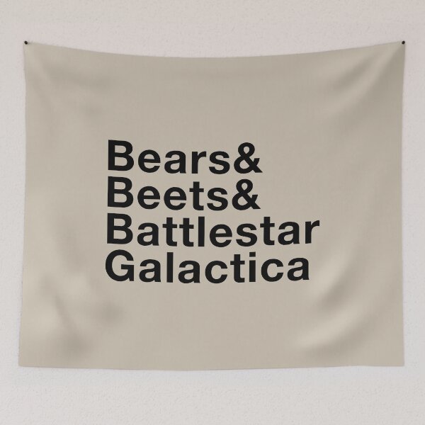 Item preview, Bears Beets Battlestar Galactica Black Edition designed and sold by thebcarts.