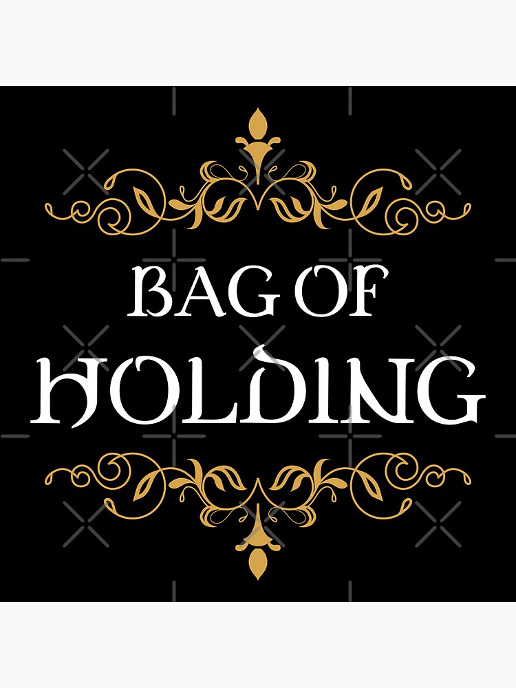 Bag of Holding Tabletop RPG Addict by pixeptional