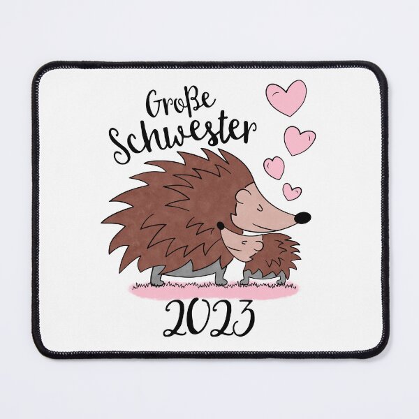 Item preview, Big sister 2023 - cute hedgehog siblings gift idea designed and sold by AvilionDesigns.