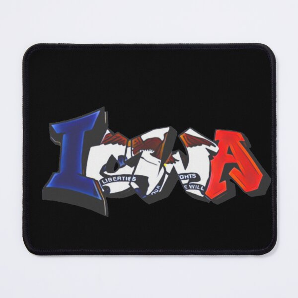 Item preview, Iowa Flag DMV License Plate Graffiti designed and sold by Dude Stuff.