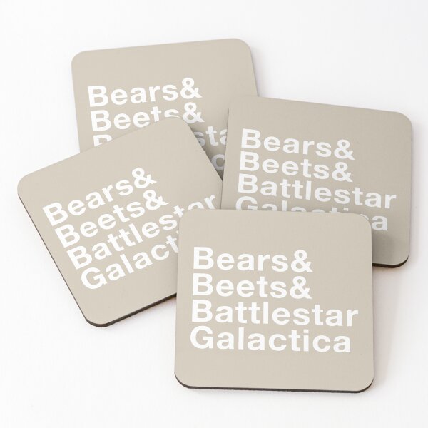 Item preview, Bears Beets Battlestar Galactica White Edition designed and sold by thebcarts.