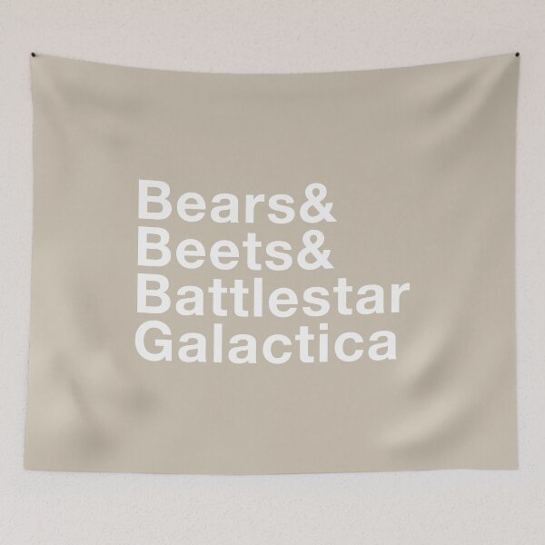 Item preview, Bears Beets Battlestar Galactica White Edition designed and sold by thebcarts.