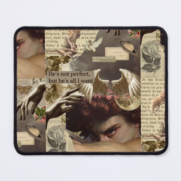 Item preview, dark academia aesthetic painting collage designed and sold by lemon-bunnies.