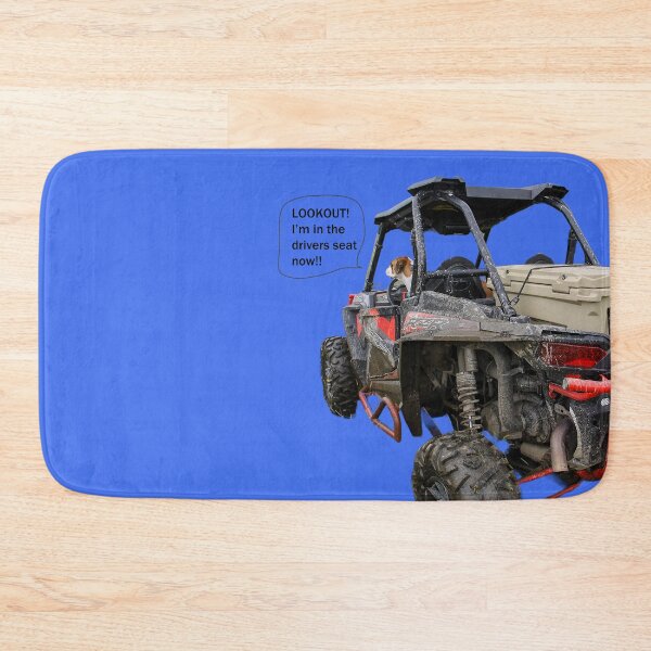 Item preview, Dog in drivers seat of a sxs designed and sold by Katherine Rose.