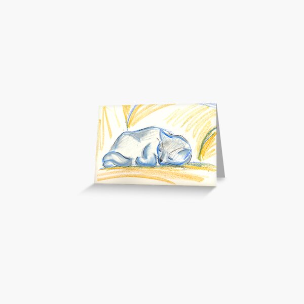 chile in blue Greeting Card