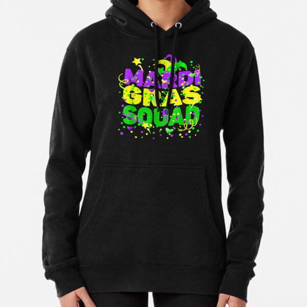 Happy Mardi Gras 2023 Jester Outfit Kids Girl Boy Men Women, Funny Mardi Gras, Mardi Gras Party T-Shirt Pullover Hoodie
