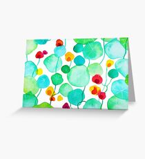 nasturtiums Greeting Card