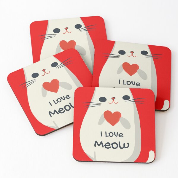 Item preview, I love Meow designed and sold by Wr4pshop.