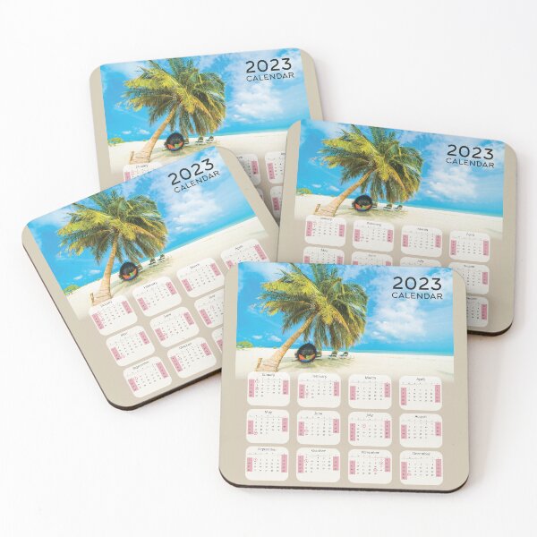 Item preview, 2023 Tropical Island Calendar designed and sold by designartmed.