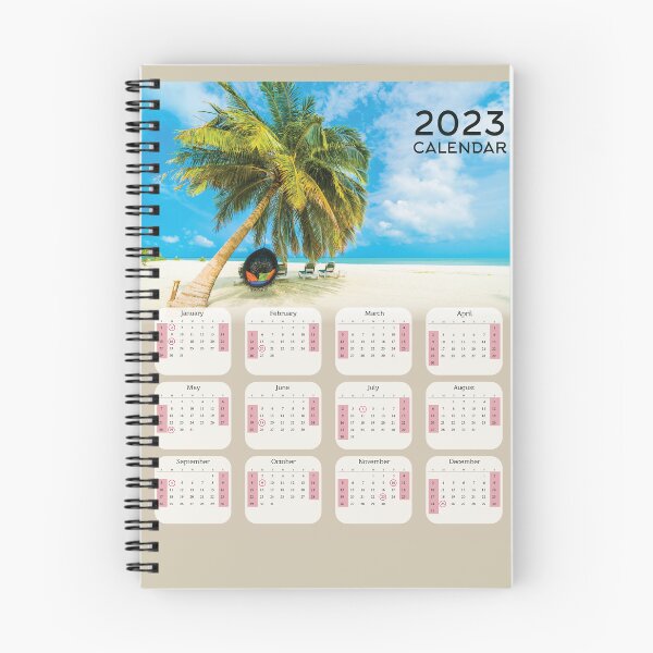 Item preview, 2023 Tropical Island Calendar designed and sold by designartmed.