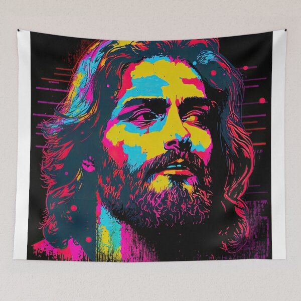 Item preview, Jesus as Street Art in Graffiti Style designed and sold by ThatsTheStyle.