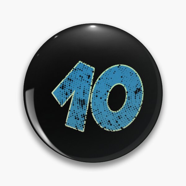 Item preview, Blue Number Shine-ten designed and sold by TVstuff.