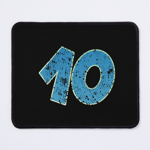 Item preview, Blue Number Shine-ten designed and sold by TVstuff.