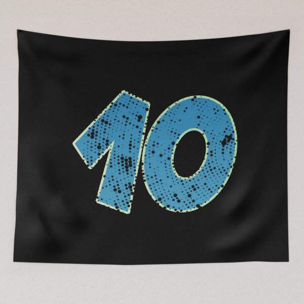 Item preview, Blue Number Shine-ten designed and sold by TVstuff.
