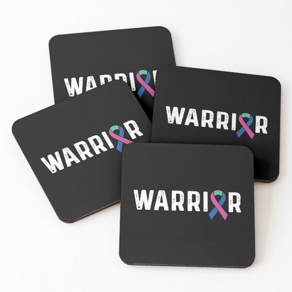 Item preview, Thyroid Cancer Awareness Ribbon Warrior  designed and sold by CancerMerch.