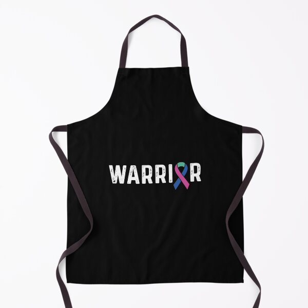Item preview, Thyroid Cancer Awareness Ribbon Warrior  designed and sold by CancerMerch.