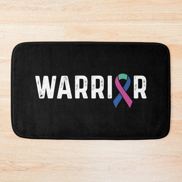 Item preview, Thyroid Cancer Awareness Ribbon Warrior  designed and sold by CancerMerch.