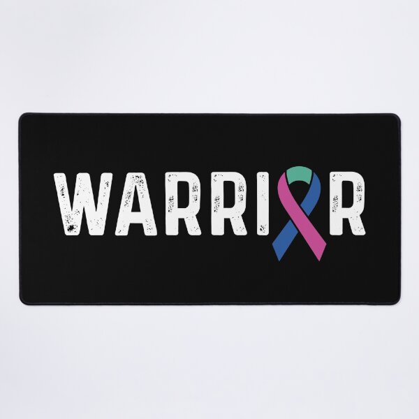 Item preview, Thyroid Cancer Awareness Ribbon Warrior  designed and sold by CancerMerch.