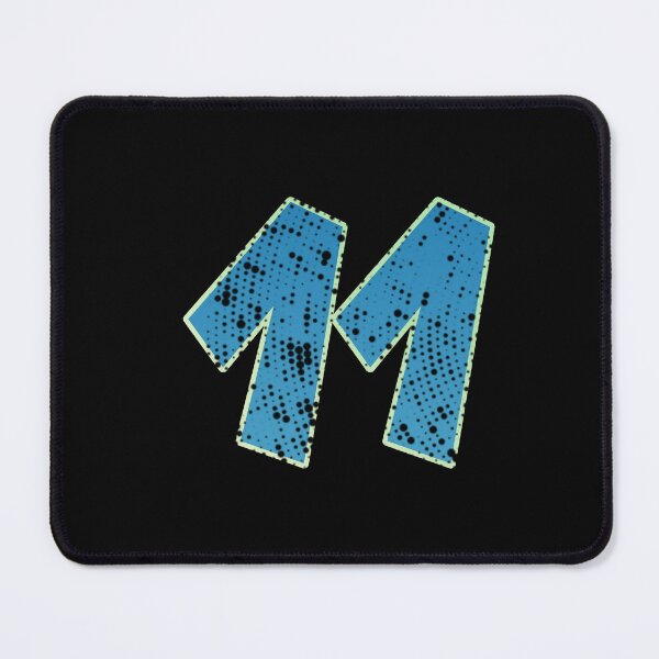 Item preview, Blue Number Shine-eleven designed and sold by TVstuff.