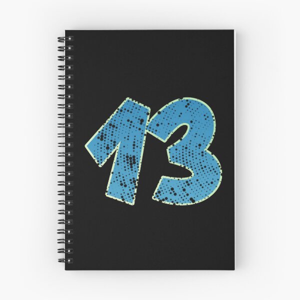 Item preview, Blue Number Shine-thirteen designed and sold by TVstuff.