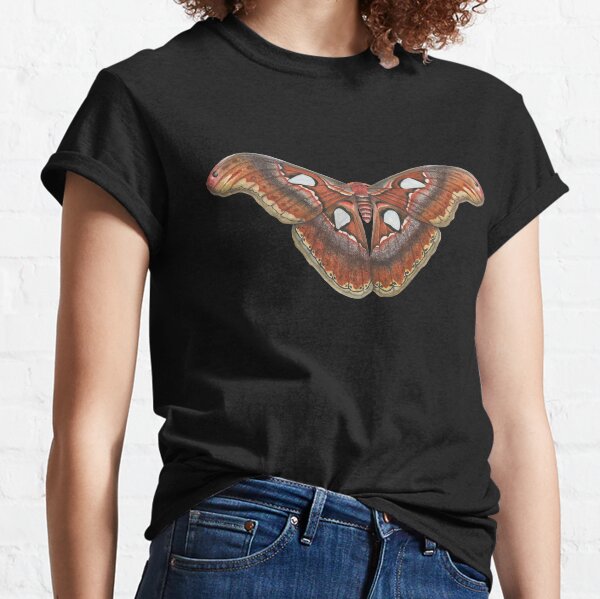 Atlas Moth Black Classic T-Shirt