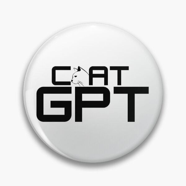 Artikelvorschau, Silhouette Cat GPT - Künstliche Intelligenz Cat GPT entworfen und verkauft von FunnyCatsFam.