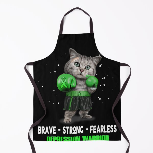 Item preview, Depression Warrior - BRAVE STRONG FEARLESS designed and sold by Berriosly.