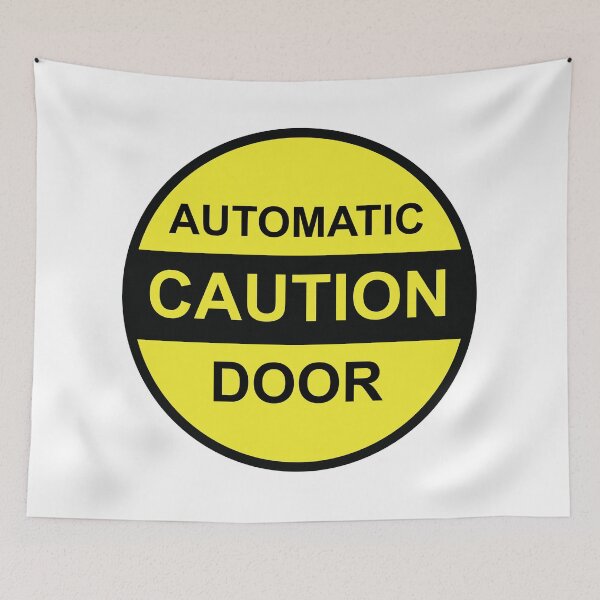 Item preview, Caution Automatic Door designed and sold by vectorworks51.