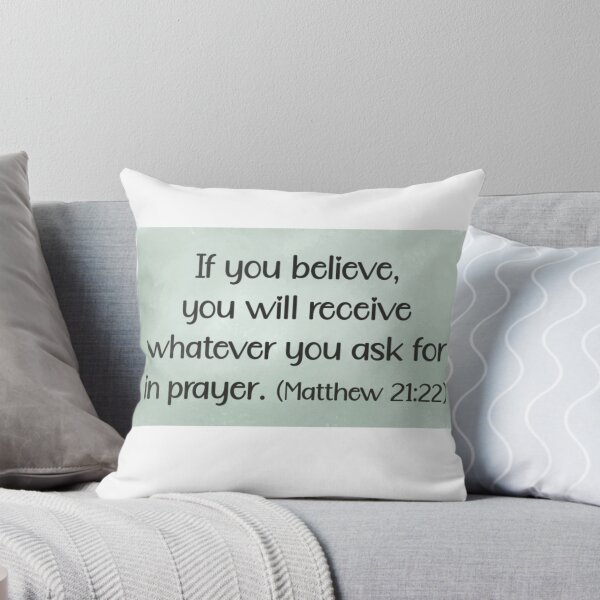 Item preview, Faith, Stickers, Prayer, Christian, Bible Verses, Bible, Christianity, Jesus Christ, Words of God, Matthew 21:22 designed and sold by SHiNStudio.