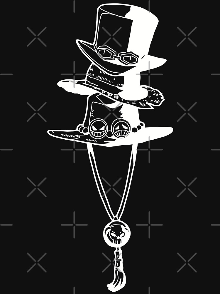 Big Three Brothers Pirate Hats Luffy Ace And Sabo From One Piece Anime Made  With Cool Black Line Art Art Print for Sale by Animangapoi