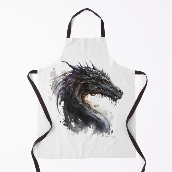 Item preview, Black Dragon Watercolor designed and sold by RandomReviews.