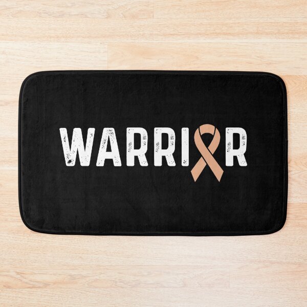 Item preview, Uterine Cancer Awareness Peach Ribbon Warrior  designed and sold by CancerMerch.