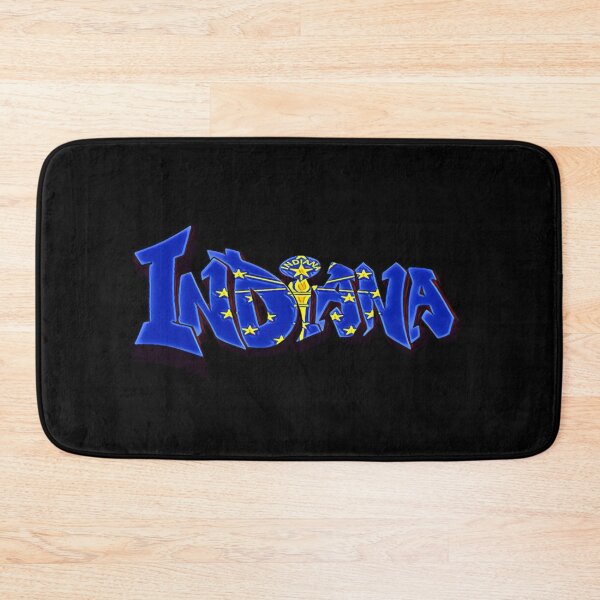 Item preview, Indiana Flag DMV License Plate Graffiti designed and sold by Dude  Stuff.