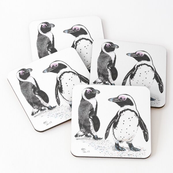 Item preview, Two African Penguins Together designed and sold by JulieSpriddle.