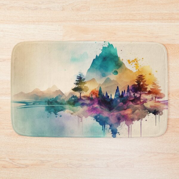 Item preview, Relaxing Watercolor #57 designed and sold by Avocado Design Studio.