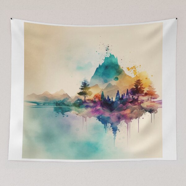 Item preview, Relaxing Watercolor #57 designed and sold by Avocado Design Studio.