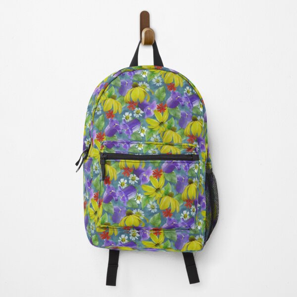 Item preview, Rudbeckia Bellflower Seamless Repeated Pattern Design  designed and sold by Tina Veenstra.